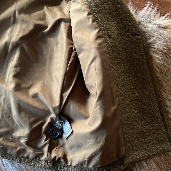 H&M Wool Blend Khaki Green Jacket - Picture 5 of 7